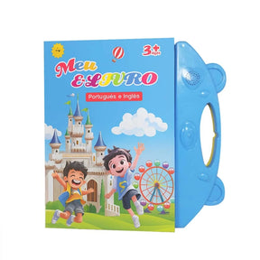 Livro Interativo Infantil com Som e Toque – Aprendizagem Bilíngue Português/Inglês Multitemas – Well Tools®
