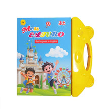 Livro Interativo Infantil com Som e Toque – Aprendizagem Bilíngue Português/Inglês Multitemas – Well Tools®