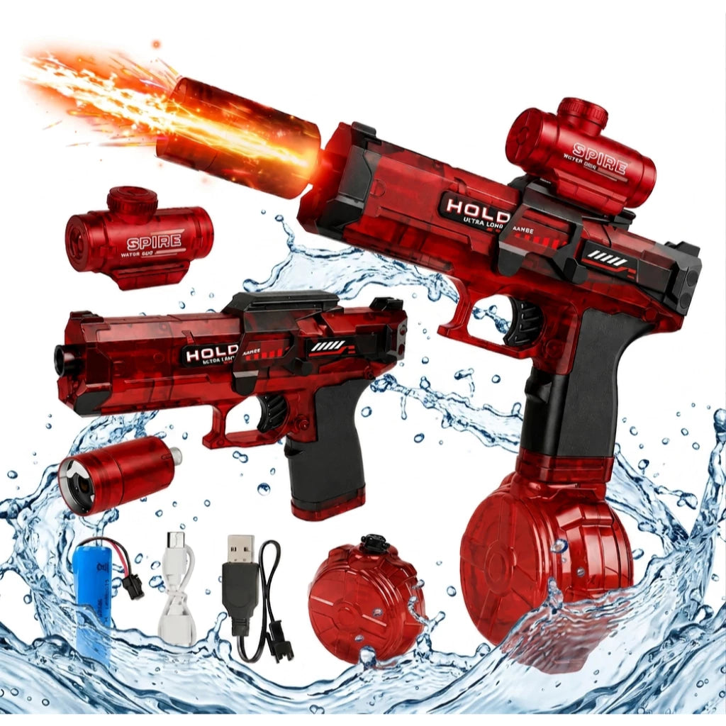 Pistola De Água Elétrica Recarregável Automática - Well Tools®