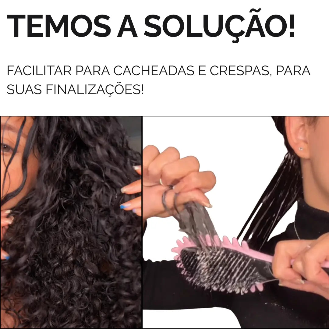Escova Onda Finalizadora Definição de Cachos - Well Tools®