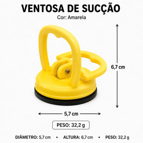 Ventosa 5,7cm para Desamassar Carro e Reparo de Celular - Well Tools®