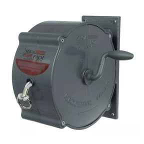 Varal de Roupas Retrátil de Parede 30m Recolhível com Manivela e Corda Resistente – Well Tools®