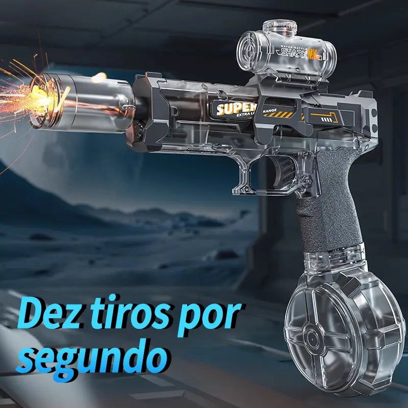 Pistola De Água Elétrica Recarregável Automática - Well Tools®
