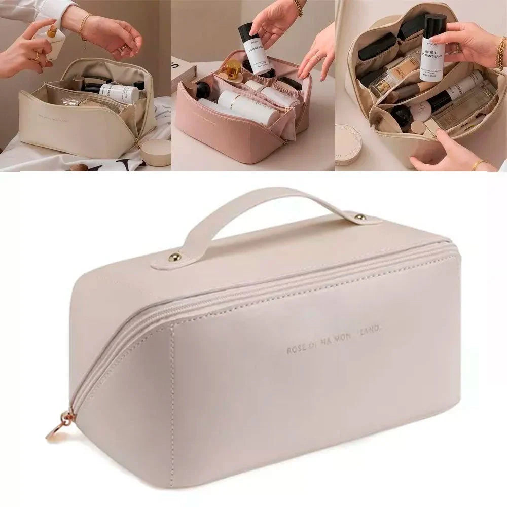 Necessaire de Couro PU Grande Organizadora - Well Tools®