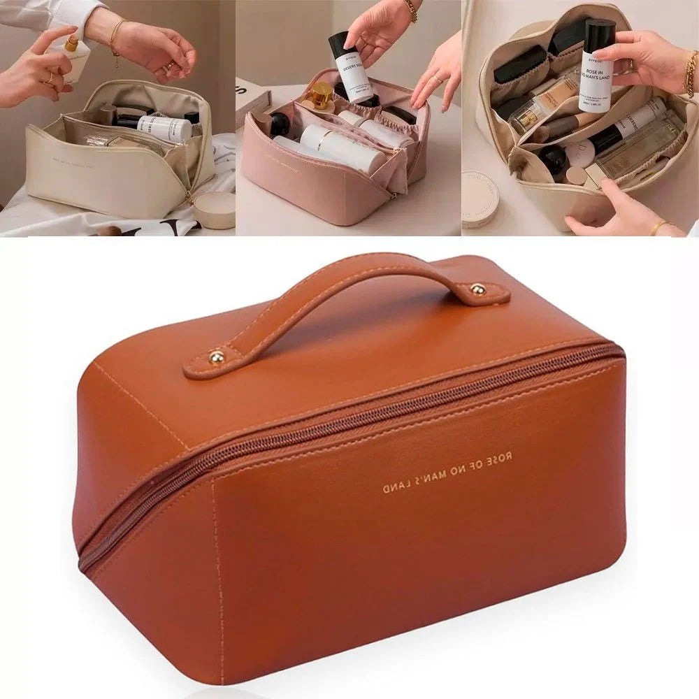 Necessaire de Couro PU Grande Organizadora - Well Tools®