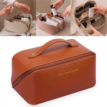 Necessaire de Couro PU Grande Organizadora - Well Tools®