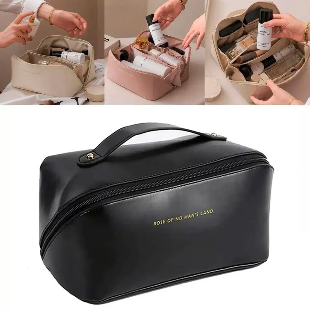 Necessaire de Couro PU Grande Organizadora - Well Tools®