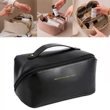 Necessaire de Couro PU Grande Organizadora - Well Tools®