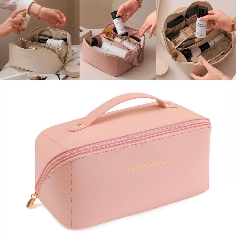 Necessaire de Couro PU Grande Organizadora - Well Tools®