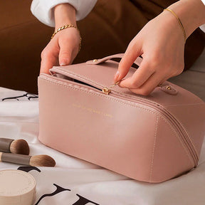 Necessaire de Couro PU Grande Organizadora - Well Tools®