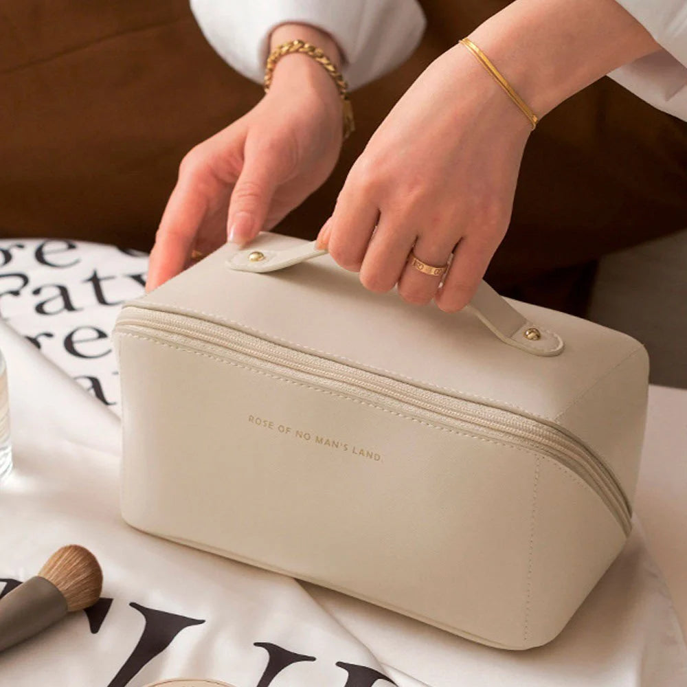Necessaire de Couro PU Grande Organizadora - Well Tools®
