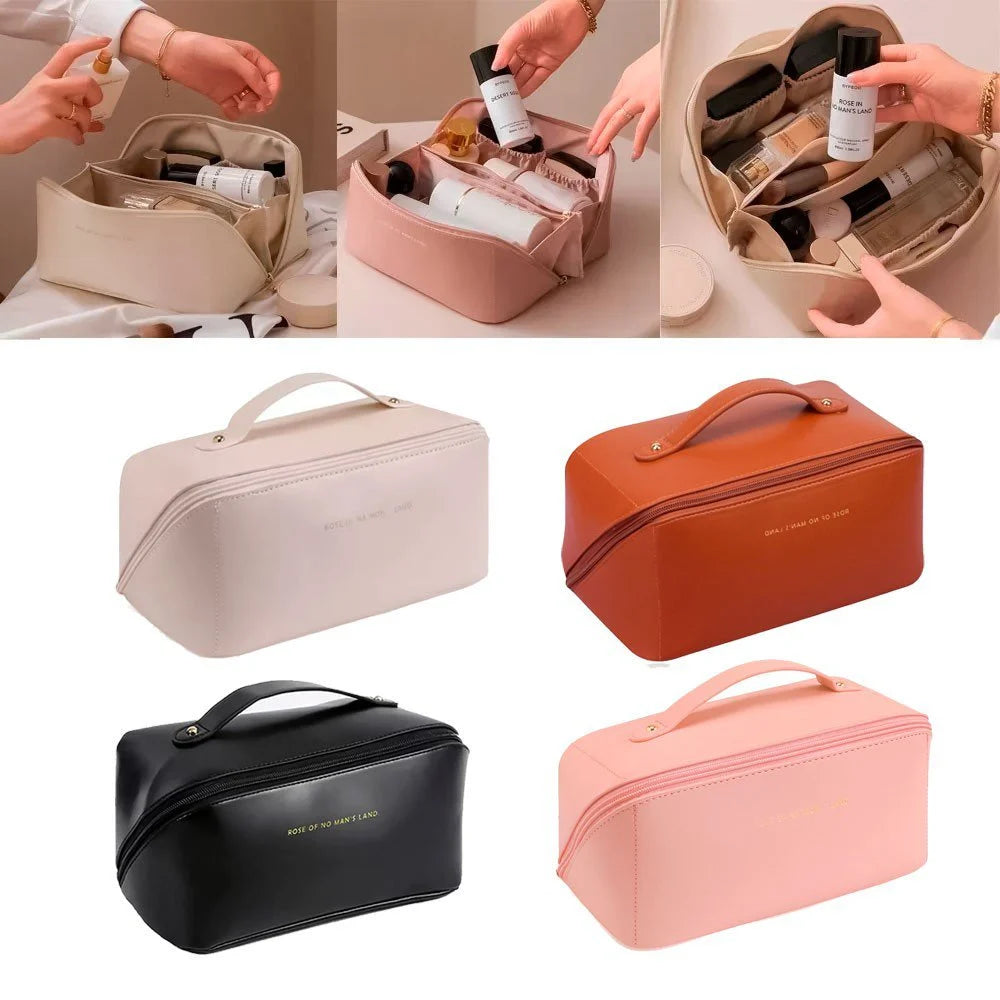 Necessaire de Couro PU Grande Organizadora - Well Tools®