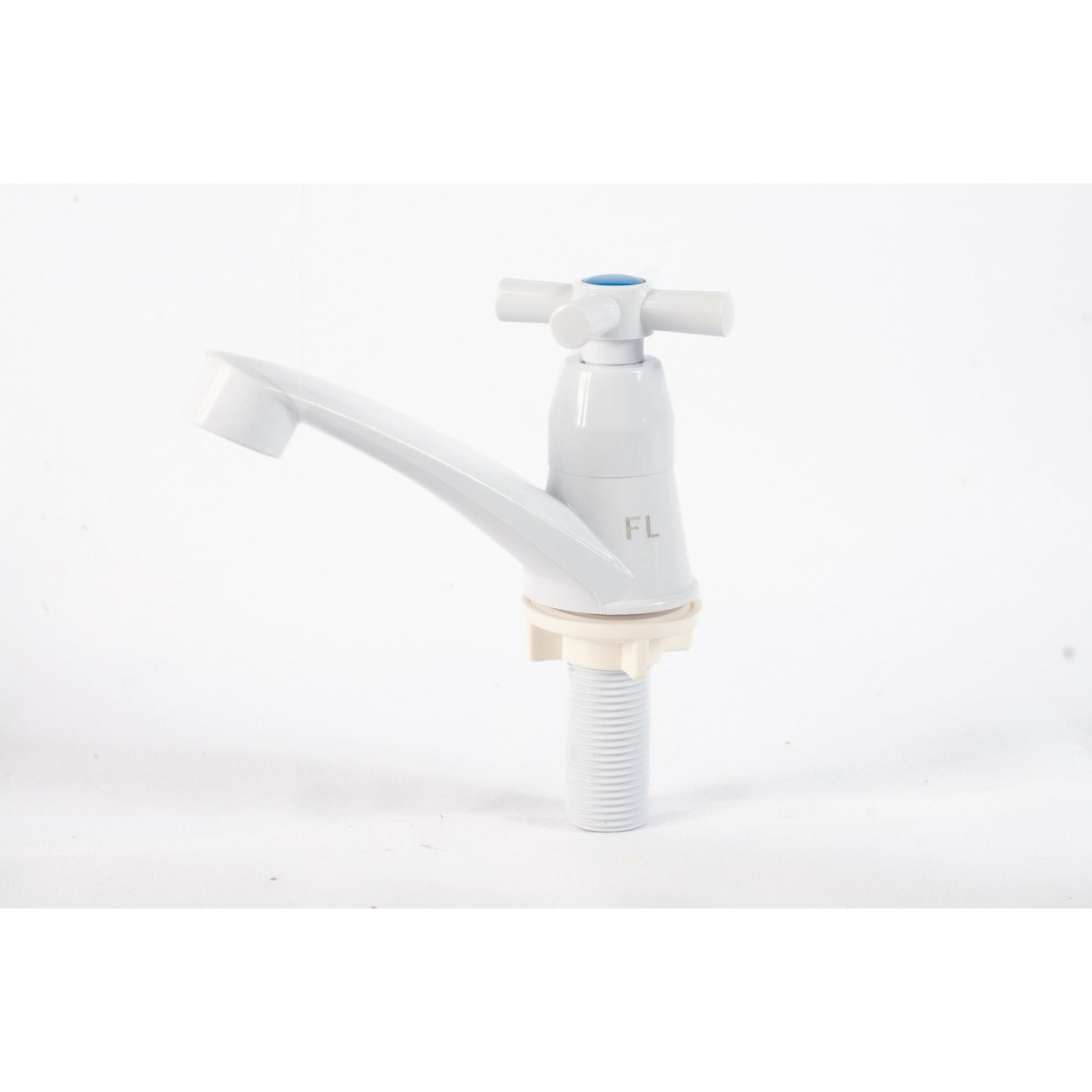 TORNEIRA ABS BRANCA DE 1/2" CRUZETA PARA LAVATÓRIO MESA