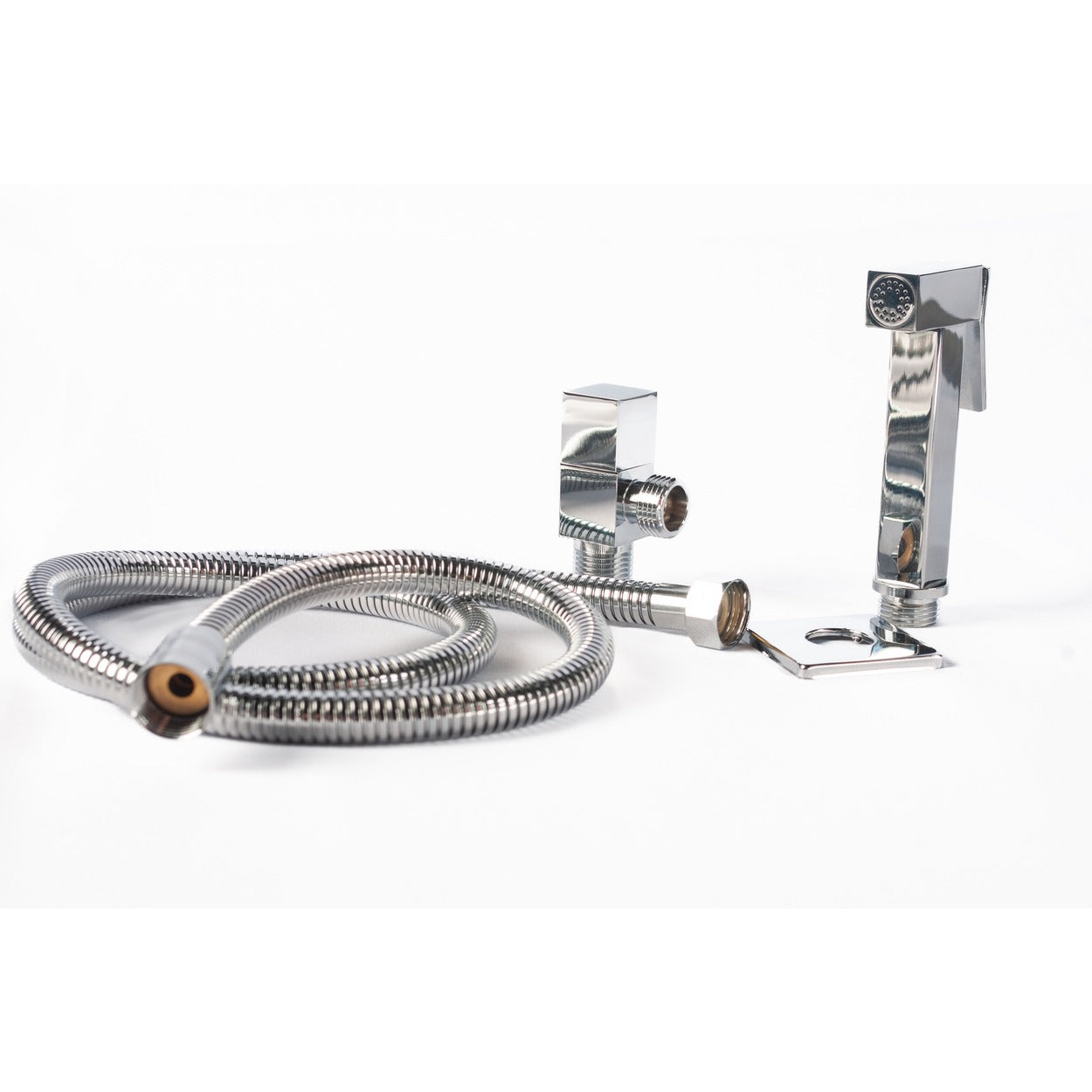 Well Tools - Kit Ducha Higiênica Com Gatilho Quadrado Em Metal