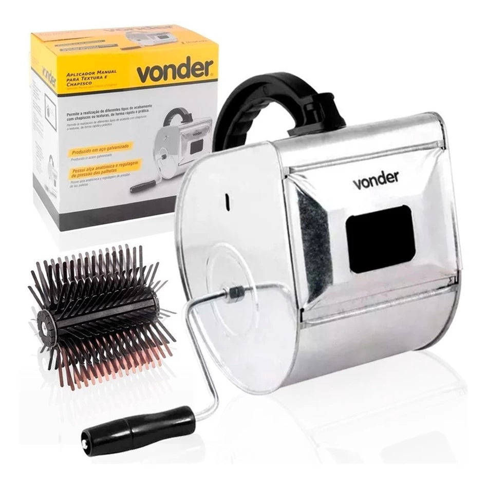 Aplicador Manual de Textura e Chapisco Vonder para Parede e Construção – Well Tools®