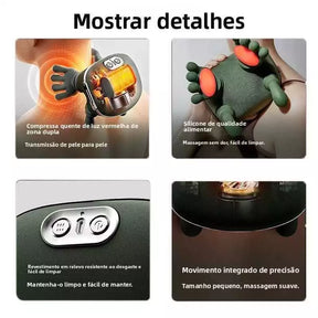 Massageador Elétrico 4D para Pescoço e Ombros com Aquecimento - Well Tools®