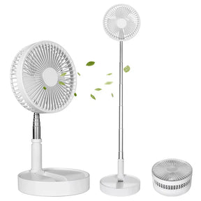 VENTILADOR PORTÁTIL AJUSTÁVEL E RECARREGÁVEL - WELL TOOLS®